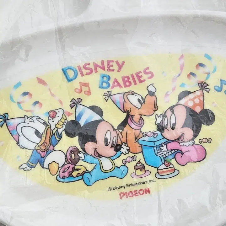 [BUNJANG] Disney Vintage Baby Mickey &amp; Minnie Mouse Plate / 디즈니 빈티지 베이비 미키 미니마우스 식판 플레이트 새제품