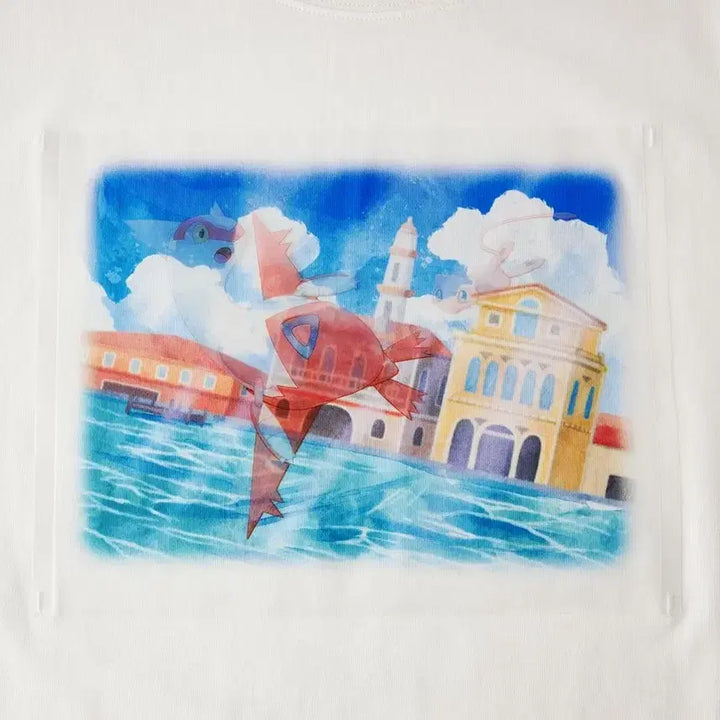 [BUNJANG] Pokemon Center Invisible to Me Latias T-Shirt (Size L) / 포켓몬 티셔츠 Invisible to Me 라티아스 L 미개봉 새상품