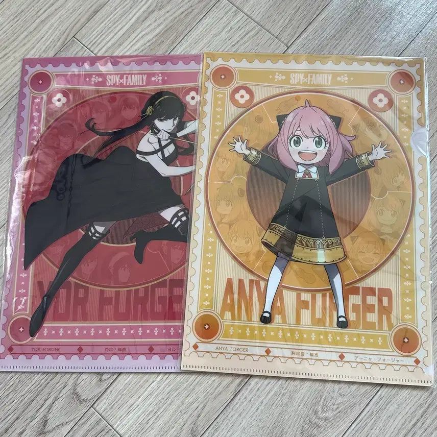 [BUNJANG] Spy x Family China Kuuji H Prize Clear File Set / 스파이 패밀리 중국 쿠지 H상 클리어 파일 일괄