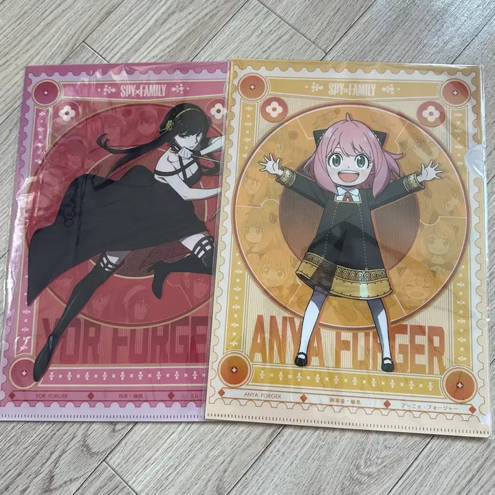 [BUNJANG] Spy x Family China Kuuji H Prize Clear File Set / 스파이 패밀리 중국 쿠지 H상 클리어 파일 일괄