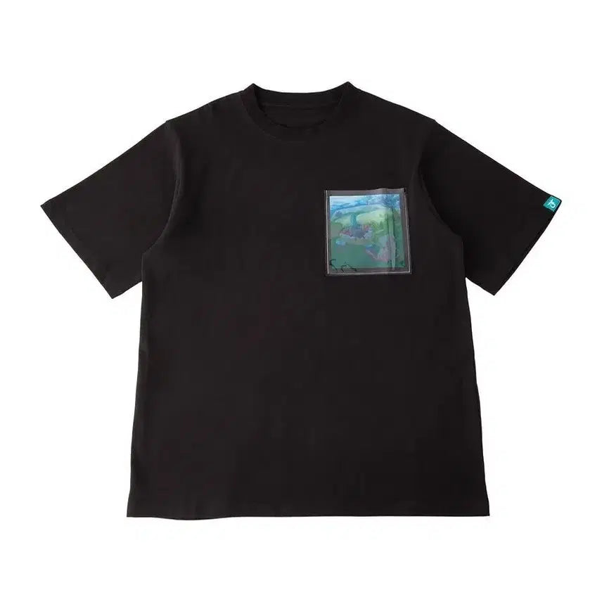 [BUNJANG] Pokémon Invisible to Me Dracovish T-Shirt / 포켓몬 티셔츠 Invisible to Me 드래펄트 L 미개봉 새상품