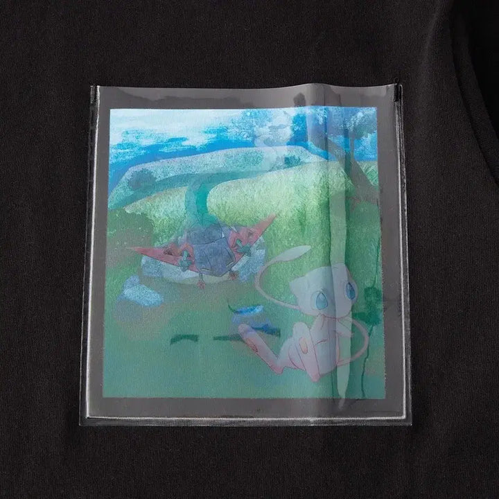 [BUNJANG] Pokémon Invisible to Me Dracovish T-Shirt / 포켓몬 티셔츠 Invisible to Me 드래펄트 L 미개봉 새상품