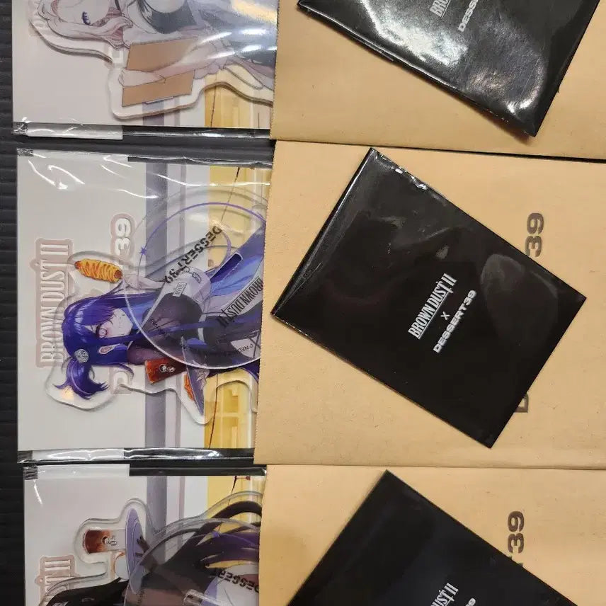 [BUNJANG] Brown Dust Dessert 39 Acrylic Stand, Photocard, Coupon Bundle Set (Sealed) / 브라운더스트 디저트 39 아크릴스탠드 포토카드 쿠폰 미개봉 일괄