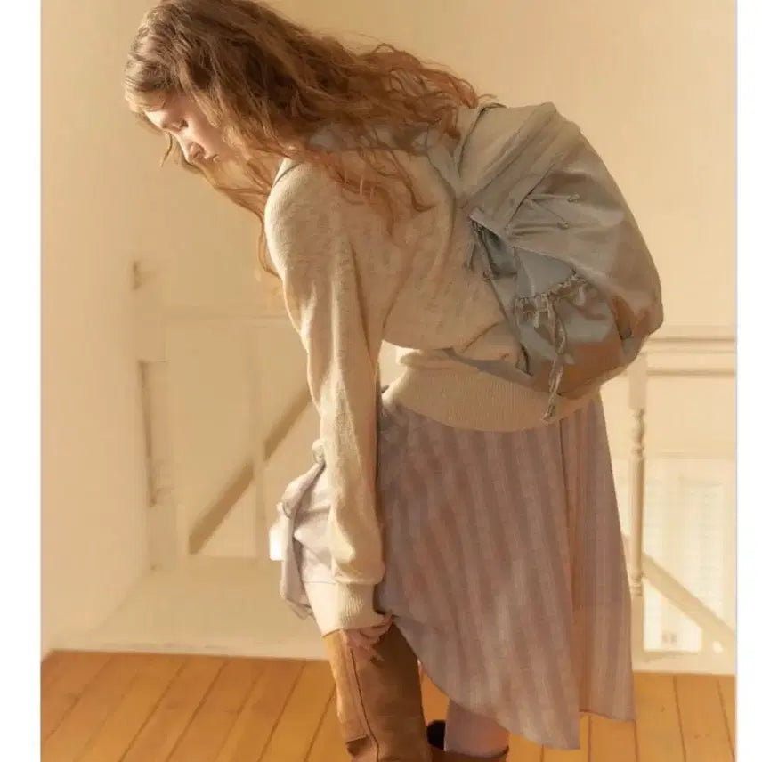[BUNJANG] Auro Ballet Backpack Pale Blue / 아우로 Ballet backpack 발렛 백팩 마지막 가격내림