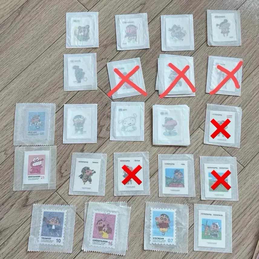 [BUNJANG] Crayon Shin-chan Ddijuseal Sticker / 짱구는 못말려 띠부씰
