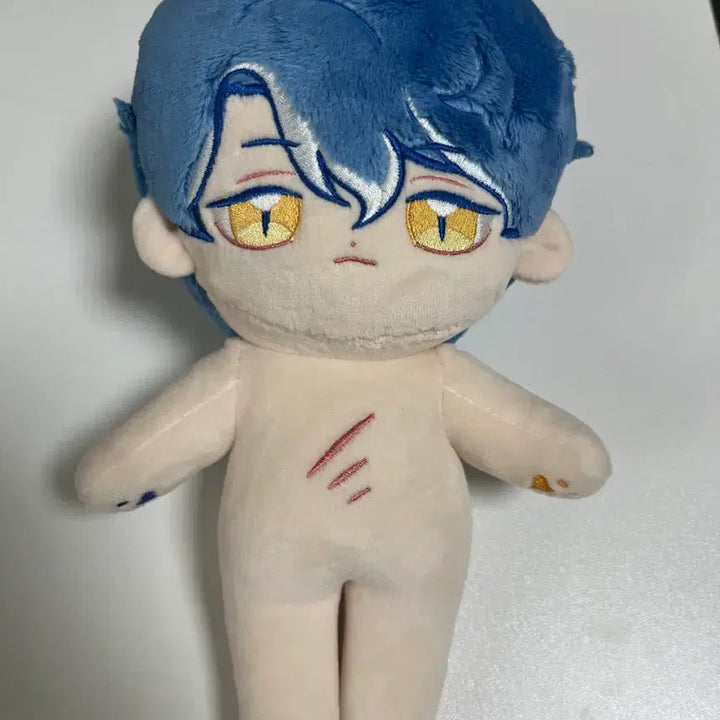 [BUNJANG] 20cm Unaffiliated Cotton Doll Blue No-Bone / 무속성 솜인형 20cm 파란색 블루 무뼈깅