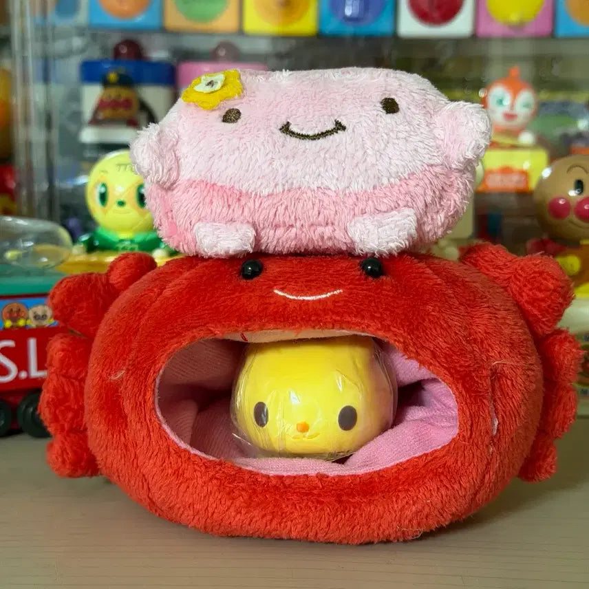 [BUNJANG] Hannari Tofu Crab Costume Plush Doll / 꽃게한나리두부 인형
