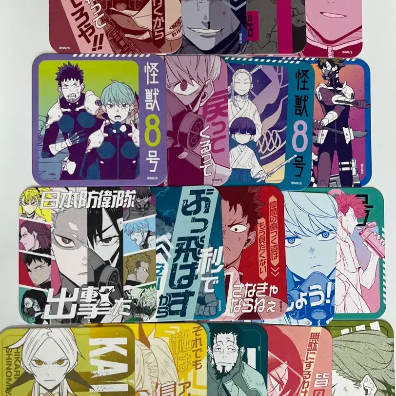 [BUNJANG] Kaiju No. 8 Original Art Exhibition Coaster Bundle Set (Narumi, Hoshina, Leno, Kafka) / 일괄) 괴수8호 원화전 코스터 나루미 호시나 레노 카프카