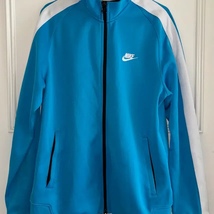 [BUNJANG] Nike Track Top Jersey Mint Blue / 아노깔 나이키 트랙탑 져지 민트블루