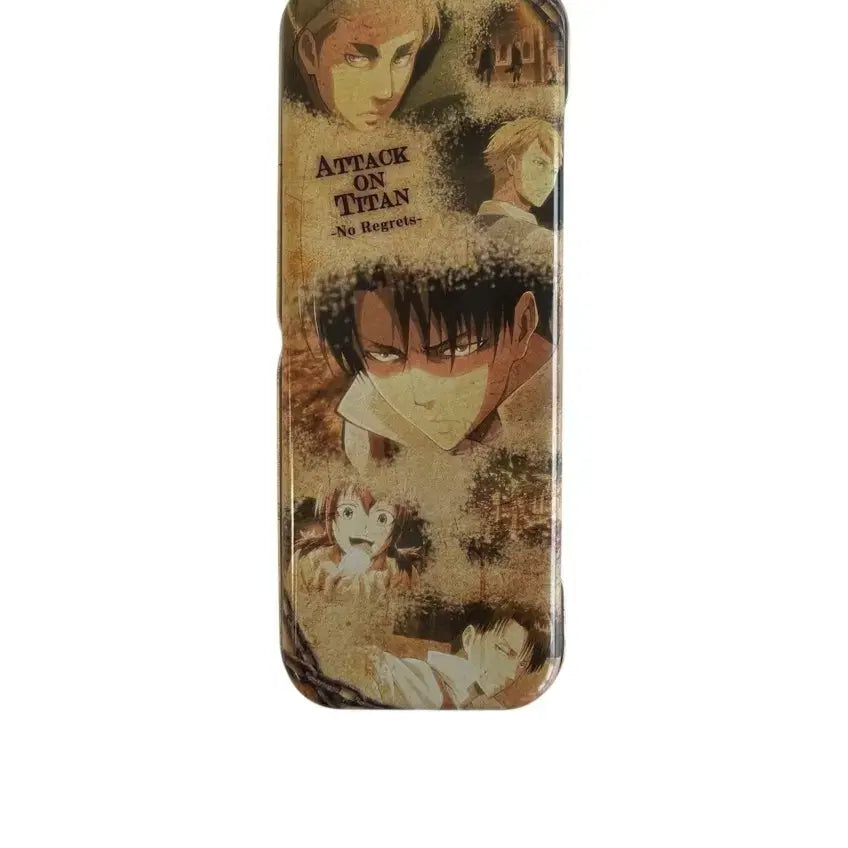 [BUNJANG] Attack on Titan Levi Pencil Case Tin Case / [고전] 진격의 거인 리바이 필통 틴케이스5