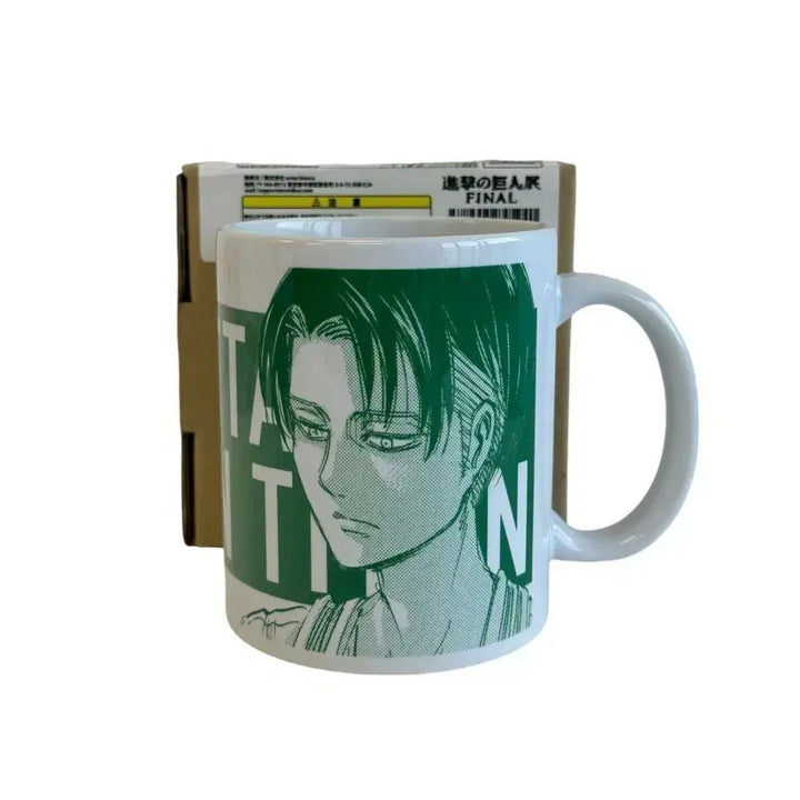 [BUNJANG] Attack on Titan Levi Masterpiece Mug (Original Art) / [고전] 진격의 거인 리바이 명장면 머그컵 (원화)