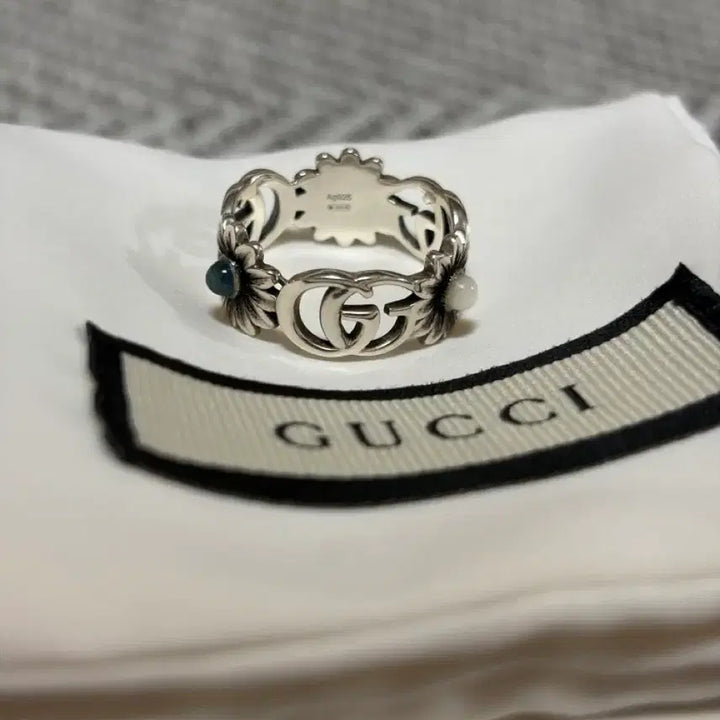 [BUNJANG] Gucci Double G Flower Ring (Size 17) / [상태좋음] 구찌 더블G 플라워링(17호)