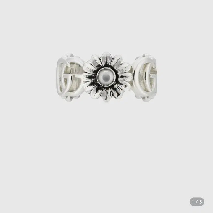[BUNJANG] Gucci Double G Flower Ring (Size 17) / [상태좋음] 구찌 더블G 플라워링(17호)