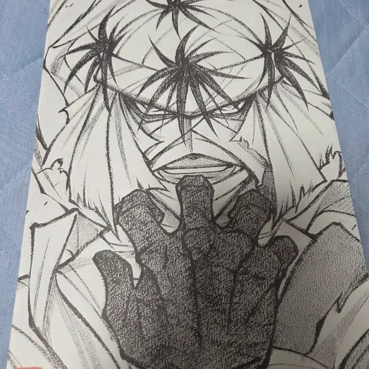 [BUNJANG] Rurouni Kenshin Makoto Shishio Original Drawing Replica / 바람의 검심 시시오 마코토 원화 레플리카