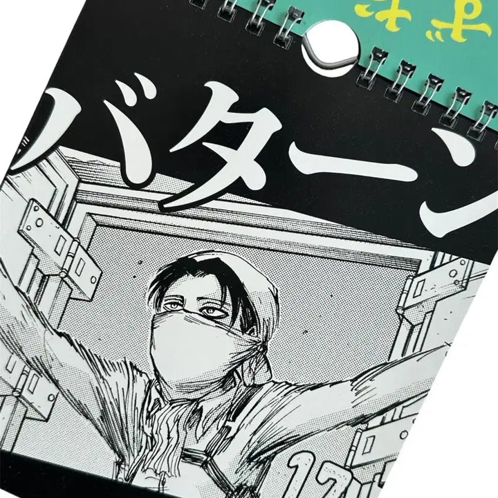 [BUNJANG] Attack on Titan Levi Desk Calendar (Nen Calendar) / [고전] 진격의 거인 리바이 탁상 만년 캘린더(일력)