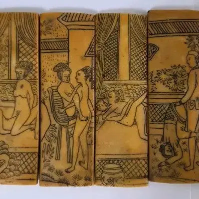 [BUNJANG] Chunghwado Nude Carvings Set (20 Pieces) / 춘화도 조각품 누드 20개