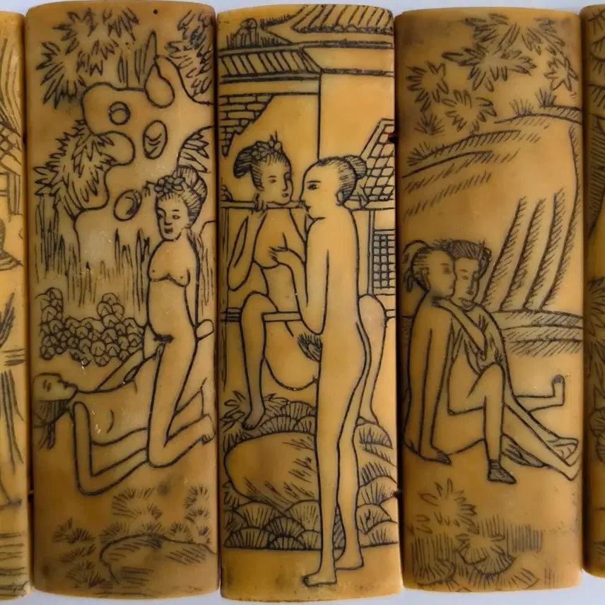 [BUNJANG] Chunghwado Nude Carvings Set (20 Pieces) / 춘화도 조각품 누드 20개