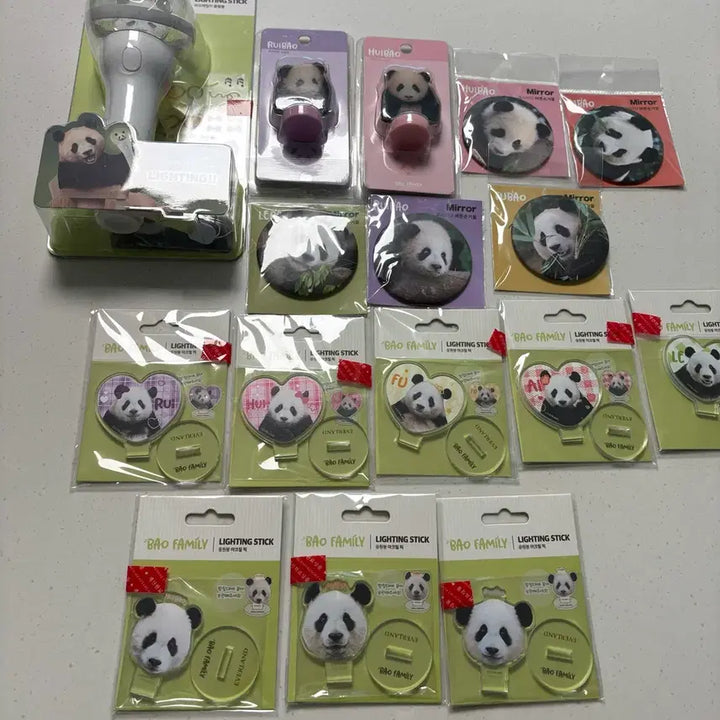 [BUNJANG] Fu Bao Support Rod Goods Bundle Set / 푸바오 응원봉 굿즈 일괄 판매
