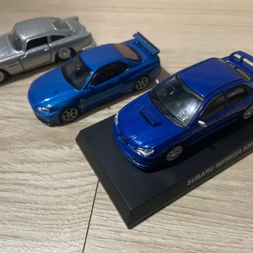 [BUNJANG] Bundle Set: Mini GT R34, Kyosho Subaru Impreza S204, Tomica Aston Martin DB5 / 다이캐스트 일괄