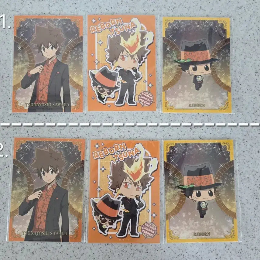 [BUNJANG] Reborn! Botanical Bromide Tsuna Set / 가정교사 히트맨 리본 보태니컬 리본,츠나 브로마이드 세트