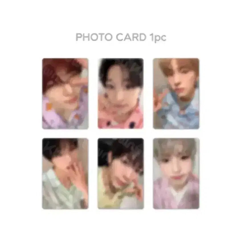 [BUNJANG] NCT WISH Yushi Bubble Nyan Pajamas Photocard Set / 엔시티위시 유우시 버블냥 파자마
