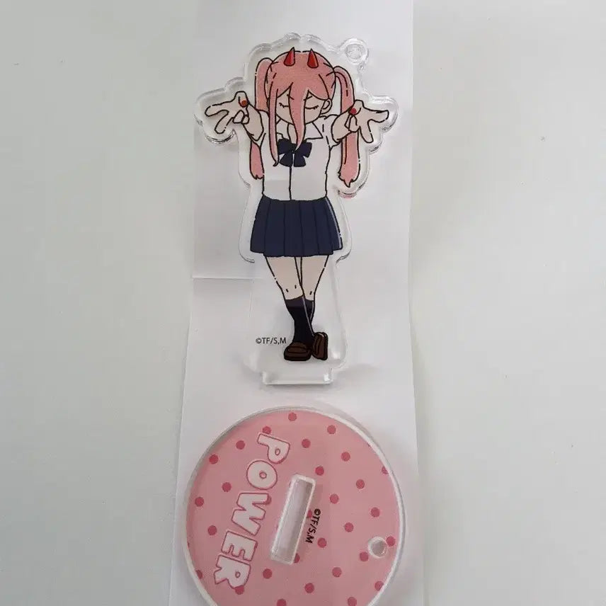 [BUNJANG] Chainsaw Man Power Cosplay Acrylic Keyholder / 체인소맨 파워 코스프레 아크릴 키홀더