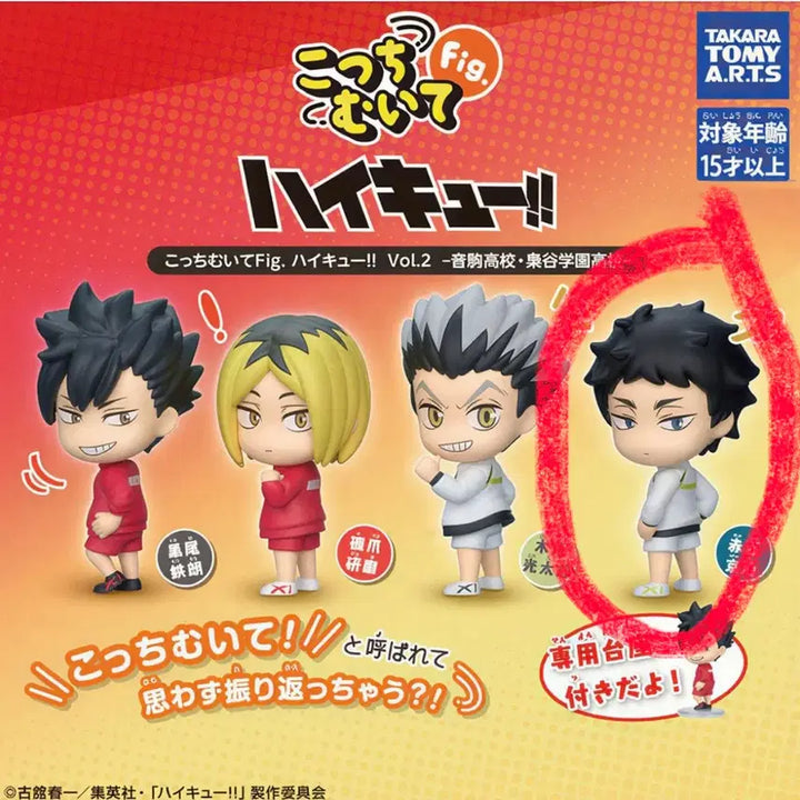 [BUNJANG] Haikyuu!! Look Back Gacha Figure Akaashi Keiji (Sealed) / 하이큐 돌아봐주세요 가챠 피규어 아카아시 미개봉