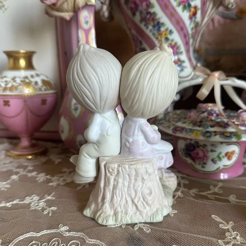 [BUNJANG] Vintage Precious Moments Figurine Couple / 빈티지 소품 프레셔스모먼트 피겨린