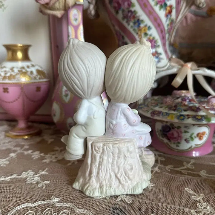 [BUNJANG] Vintage Precious Moments Figurine Couple / 빈티지 소품 프레셔스모먼트 피겨린