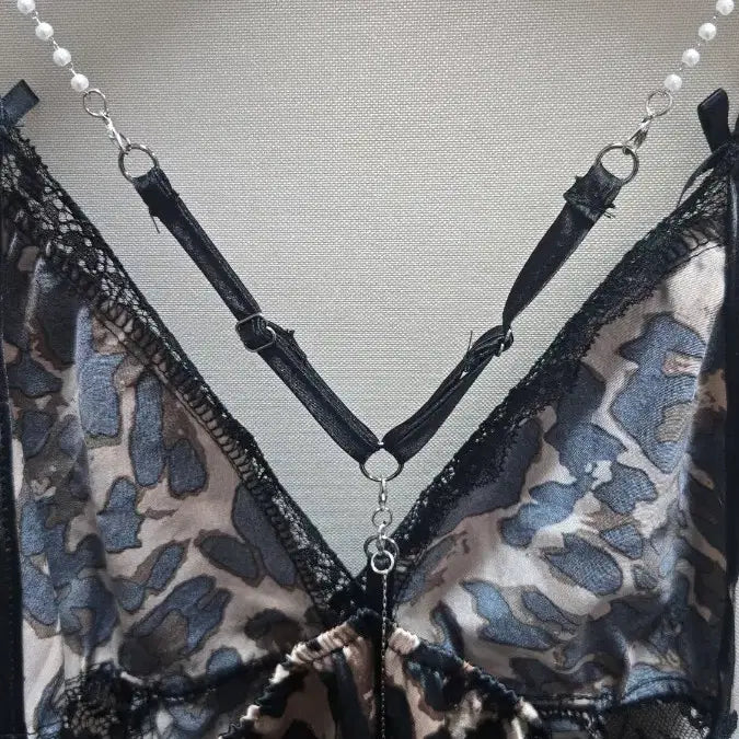 [SOLD OUT] 호피 레이스 슬립S