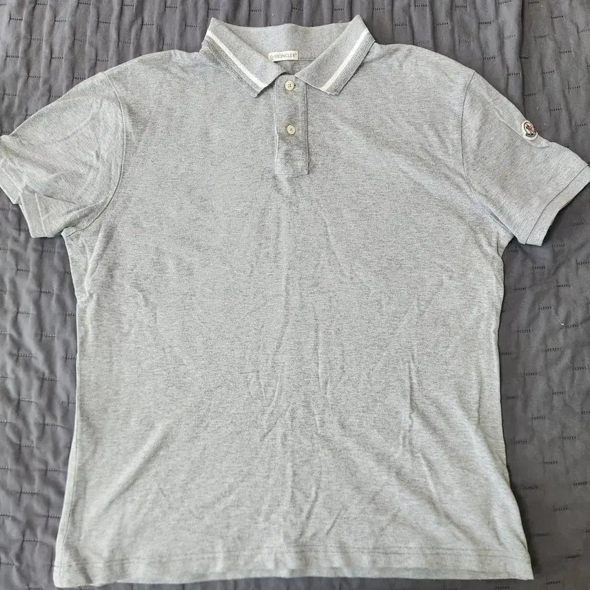 [BUNJANG] Moncler Short Sleeve Polo Shirt / 몽클레어 반팔 카라티
