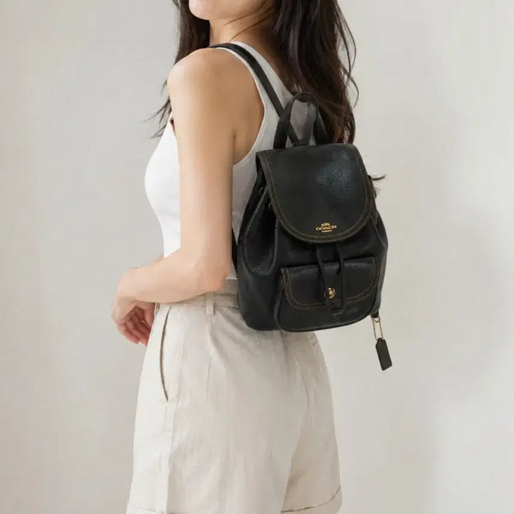 [SOLD OUT] 코치 천연가죽 미니 백팩