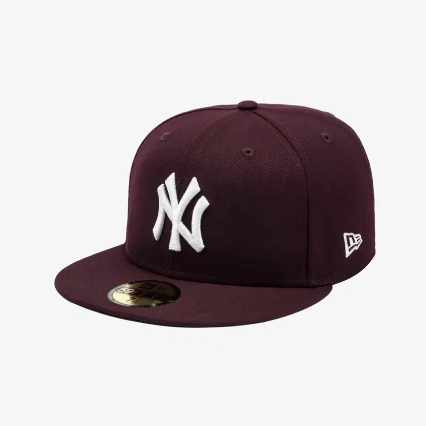 [BUNJANG] New Era 59FIFTY Maroon 714 Cap (57.7cm) / 뉴에라 59fifty 마룬 714