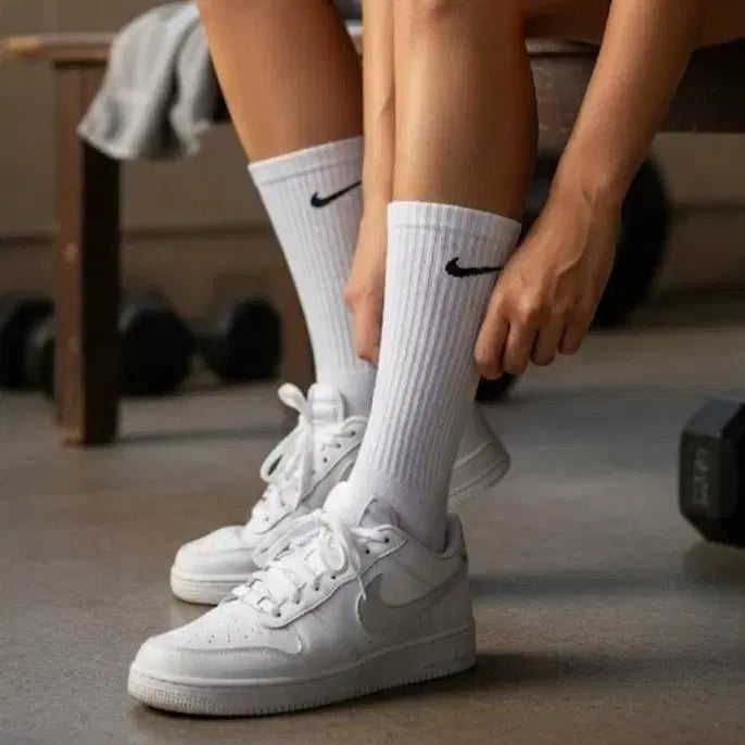 [BUNJANG] Nike 12 Pairs Long Socks / 나이키 장목 12켤레 무료배송