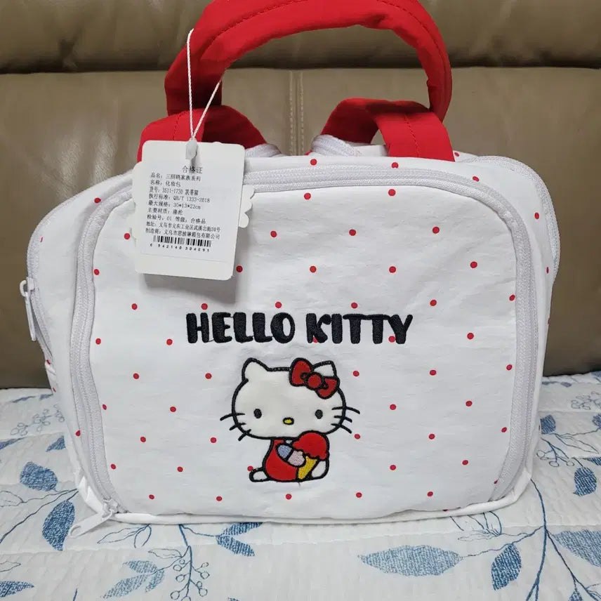 [BUNJANG] Sanrio Kuromi Hello Kitty Travel Pouch Set / 쿠로미 헬로키티 파우치 세트