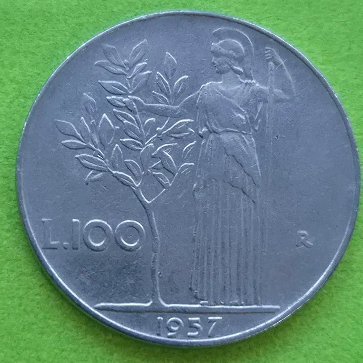 [BUNJANG] 1957 Italy 100 Lire Coin / 1957 이탈리아 100리라 동전 M3503