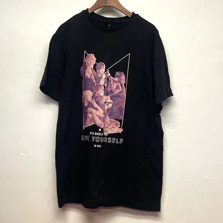 [BUNJANG] BTS 2019 Black Short-Sleeve T-Shirt / BTS 2019 블랙 반팔 티셔츠