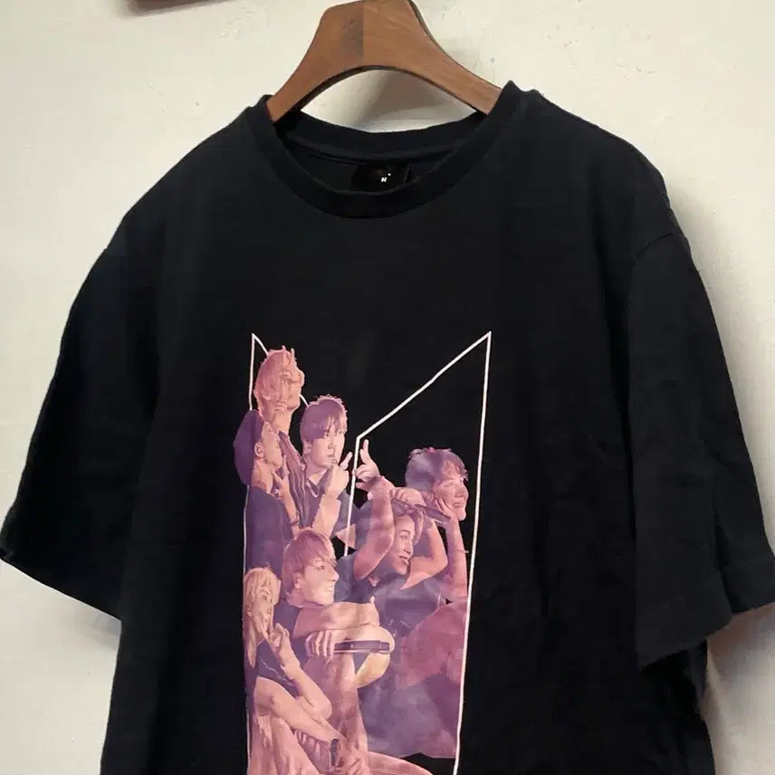 [BUNJANG] BTS 2019 Black Short-Sleeve T-Shirt / BTS 2019 블랙 반팔 티셔츠