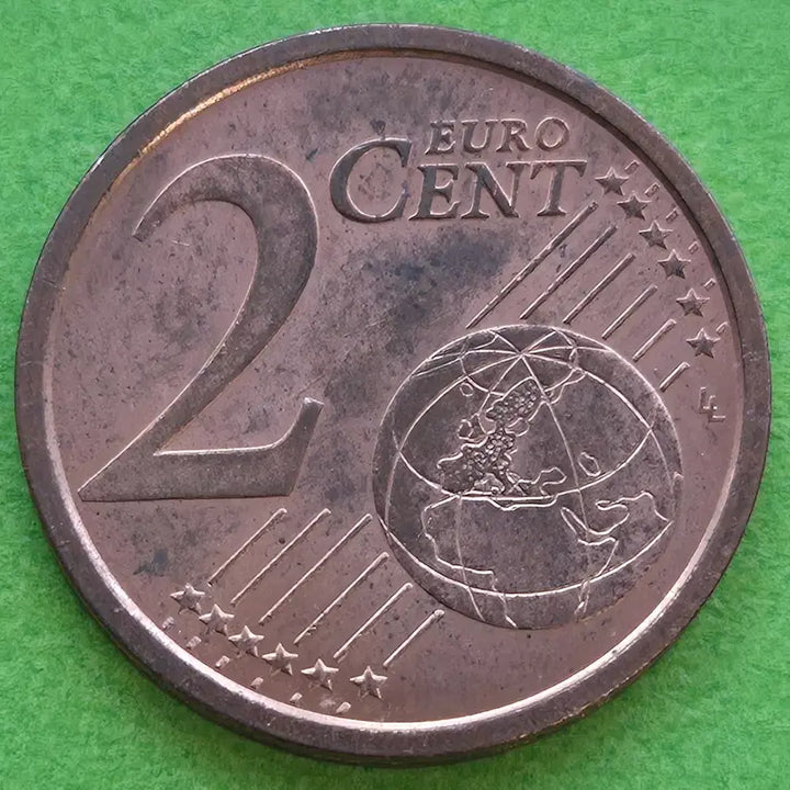 [BUNJANG] 2010 Italy 2 Euro Cent Coin / 2010 이탈리아 2유로센트 동전 M3523