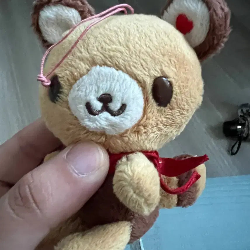 [BUNJANG] Sanrio Heart Tenori Kuma 2006 Plush Toy (with Tag) / 산리오 하트 테노리쿠마 2006년 택 있음 인형