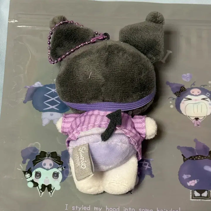 [BUNJANG] Sanrio Kuromi Mini Pajama Plush / 산리오 쿠로미 미니 잠옷 인형