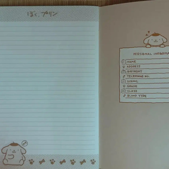 [BUNJANG] Classic Pompompurin Letter Set / 고전 폼폼푸린 노트, 편지지 세트