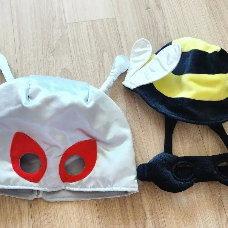 [BUNJANG] IKEA KLAPPAR MASKERAD Costume Hat Set - Bee &amp; Alien / 이케아 아동 코스튬 마스크 가면 역할놀이 장난감 모자 세트 할로윈