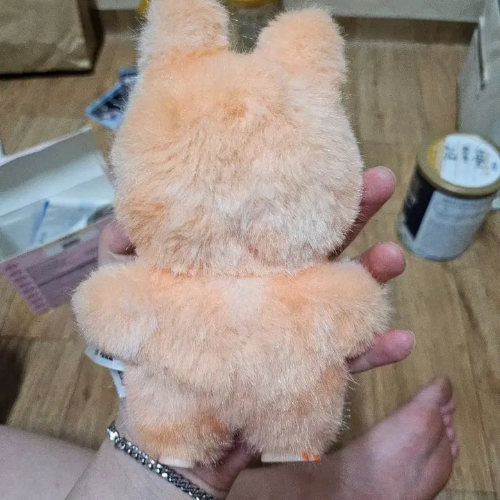 [BUNJANG] Labubu Orange Plush Toy / 라부부인형