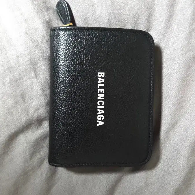 [BUNJANG] Balenciaga Logo Bifold Wallet / [정품] 발렌시아가 로고 캐시 반지갑 A급