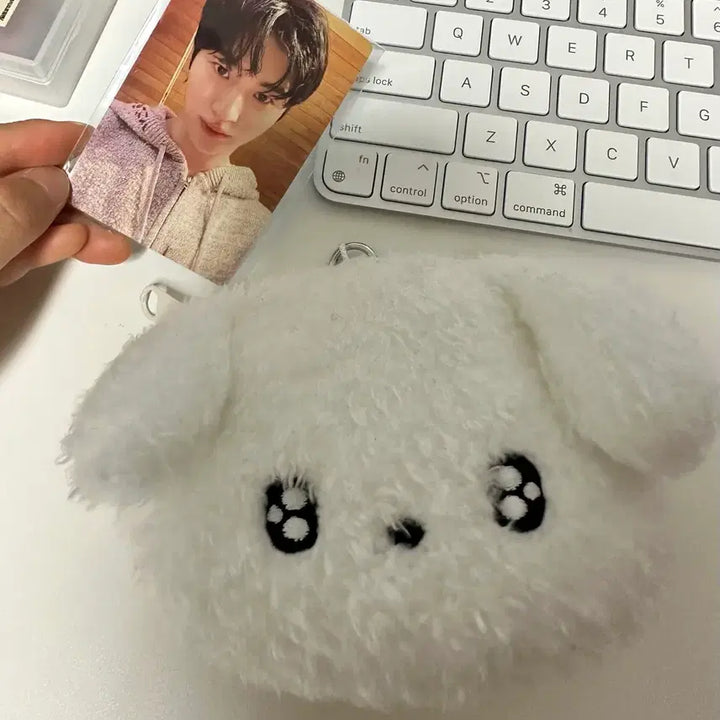 [BUNJANG] Byeon Woo Seok Actor Official Goods Pouch Keychain with Photocard / 변우석 배우 공식 굿즈 파우치 키링 (포토카드 같이 드림)