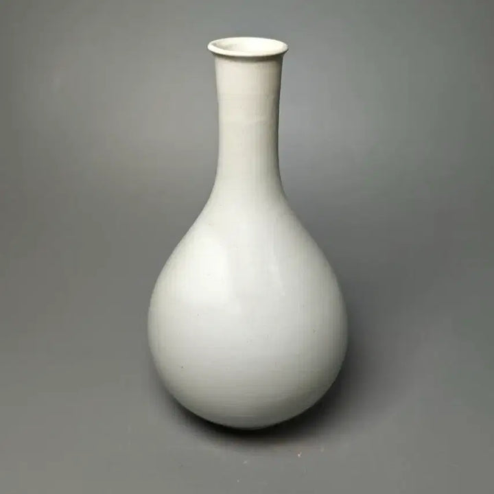 [BUNJANG] Qing Dynasty Mid-period Jiangxi Kiln White Glaze Changjingping Chinese Celadon Porcelain Antique Collectible / [진품] 청나라 중기 강서요 백유 장경병 중국도자기 골동품 수집품