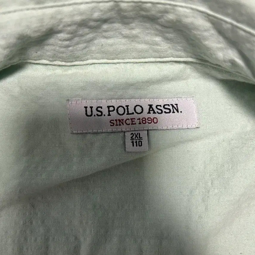 [SOLD OUT] us 폴로 반팔셔츠 110 민트