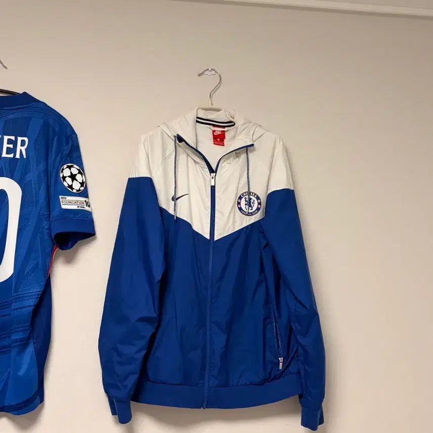 [BUNJANG] Nike Chelsea FC 17-18 Windbreaker Jacket / 나이키 첼시 FC 17-18 윈드브레이커 자켓 바람막이