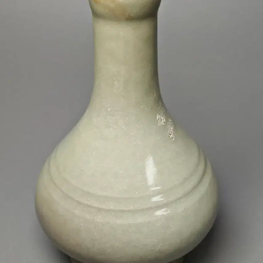 [BUNJANG] Late Ming Dynasty Longquan Celadon Vase Antique Chinese Ceramic Collectible / [진품] 명나라 말기 용천요 청자 장경병 중국도자기 골동품 수집품